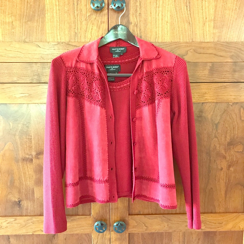 Suede/Wool Jacket and Shell